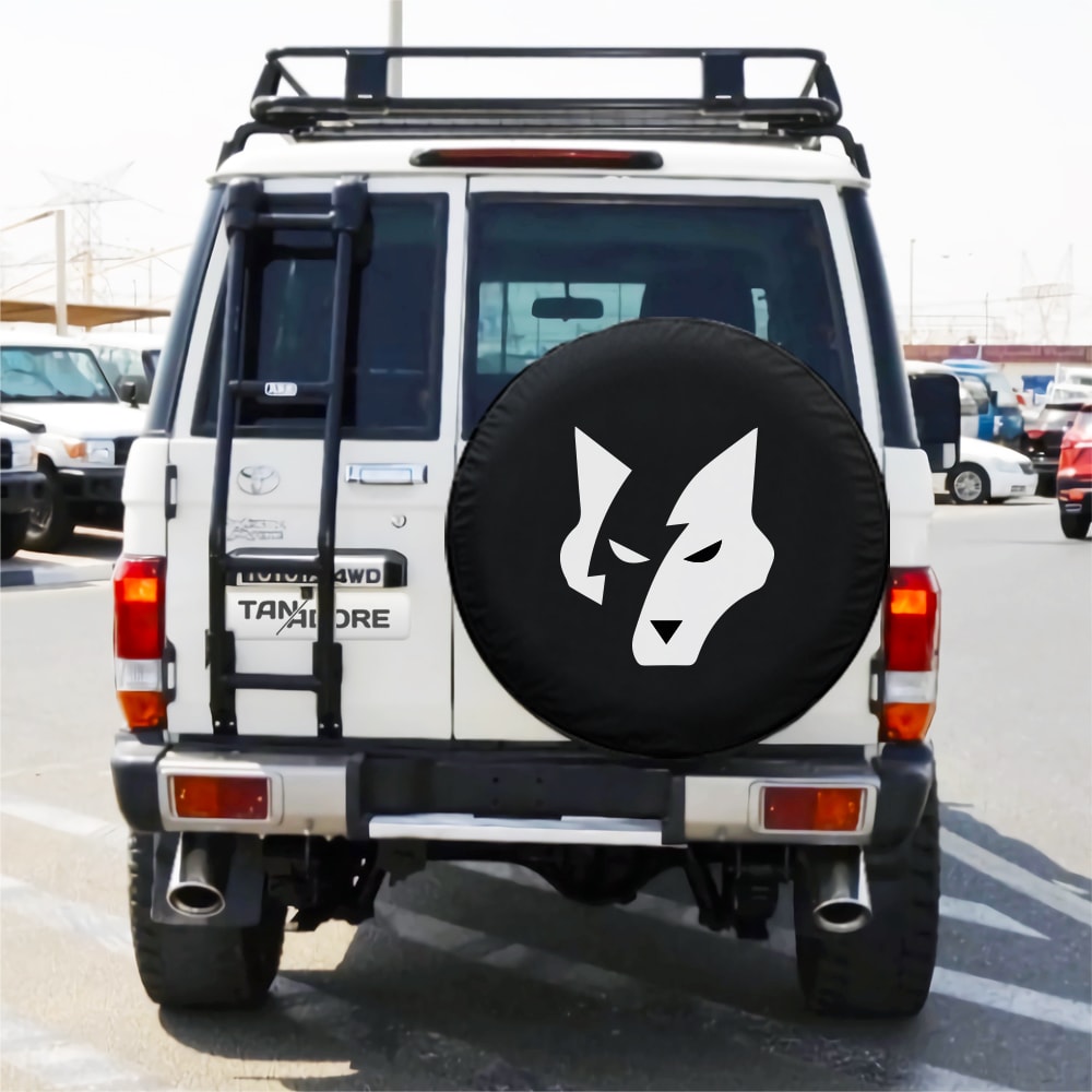 Wolf Designed Spare Wheel Tire Cover